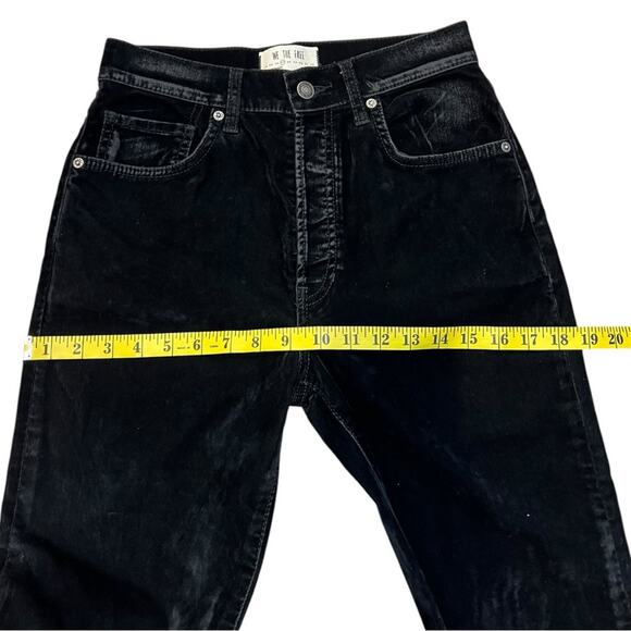 Free People We The Free Stella High-Rise Velvet Skinny Jeans Black - Picture 15 of 15
